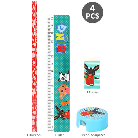 Bing Kids 4 Piece School Stationery Set