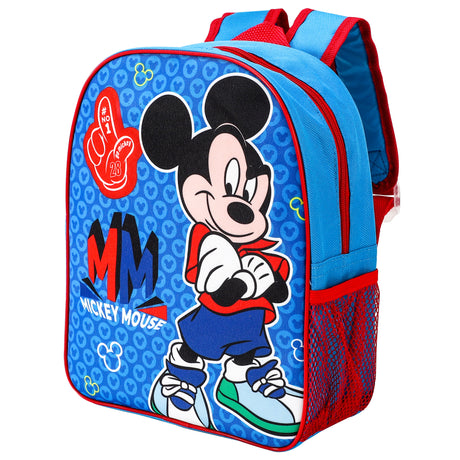 Disney Mickey Mouse Fabric Kids Preschool Backpack