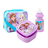 Disney Frozen 3 piece Insulated School Lunch Bag Set