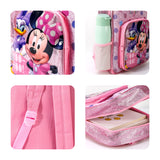 Disney Minnie Mouse Pink Kids Glitter Deluxe Preschool Backpack