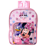 Disney Minnie Mouse Pink Kids Glitter Deluxe Preschool Backpack