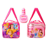 Disney Princess 3 piece Insulated School Lunch Bag Set