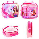 Barbie 3 piece Insulated School Lunch Bag Set