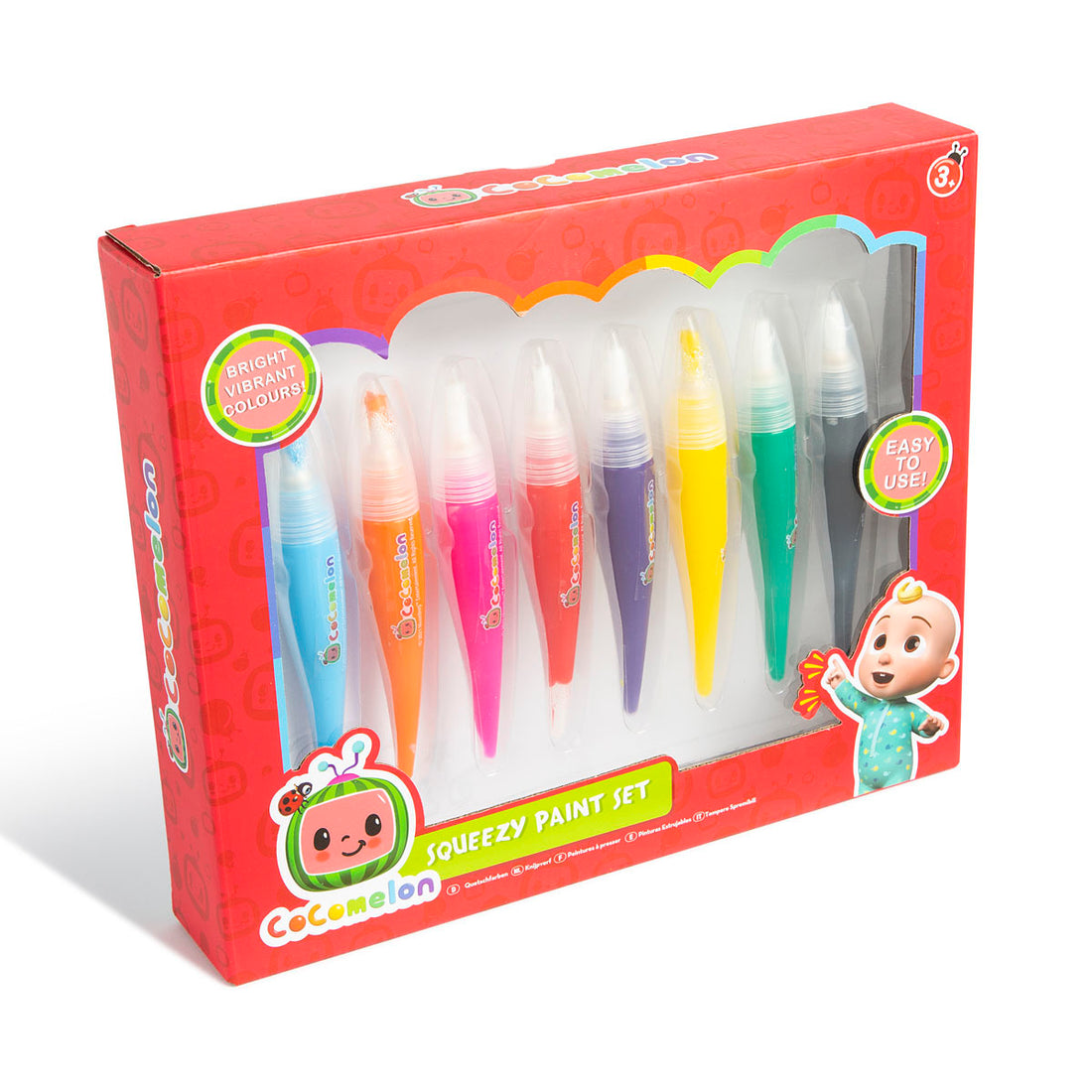 CoComelon Kids Fun Squeezy Paint Set – Character Stop