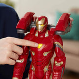 Marvel Avengers Iron Man Mission Tech Talking Action Figure With Combat Pack