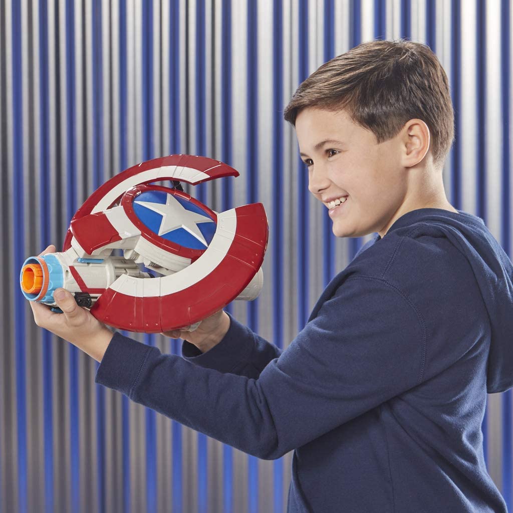 Marvel Avengers Captain America Nerf Assembler Gear Toy Blaster