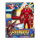 Marvel Avengers Iron Man Mission Tech Talking Action Figure With Combat Pack