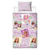 Barbie 'Lovestruck' Reversible Single Duvet & Pillowcase Set