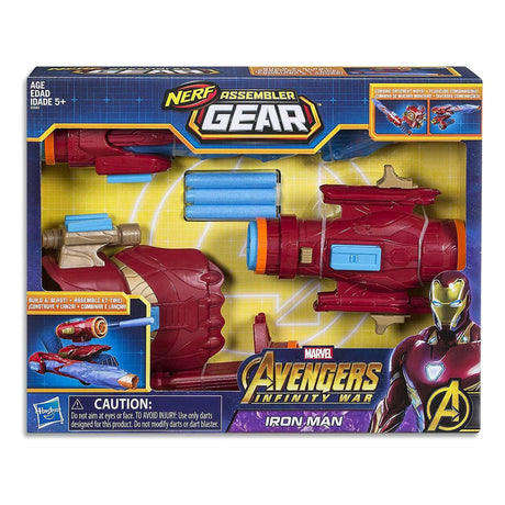 Marvel Avengers Iron Man Nerf Assembler Gear Toy Blaster