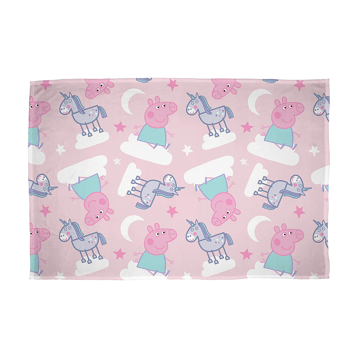 Peppa Pig 'Stardust' Super Soft Kids Fleece Blanket