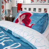 Disney Princess Ariel 'Shellfie' Reversible Single Duvet & Pillowcase Set