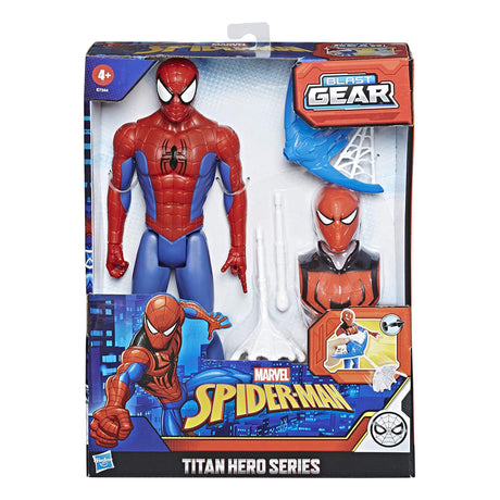 Marvel Spider-Man Titan Hero Series Action Figure With Blast Gear Set