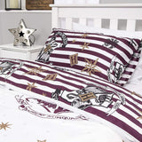 Harry Potter 'Hogwarts' Reversible Single Duvet & Pillowcase Set