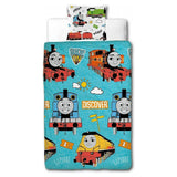 Thomas & Friends 'Ride On' Reversible Single Duvet & Pillowcase Set