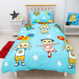 CoComelon 'Friends' Reversible Single Duvet & Pillowcase Set