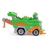 PAW Patrol Rescue Knights Rocky Transforming Car with Pup Figure Playset