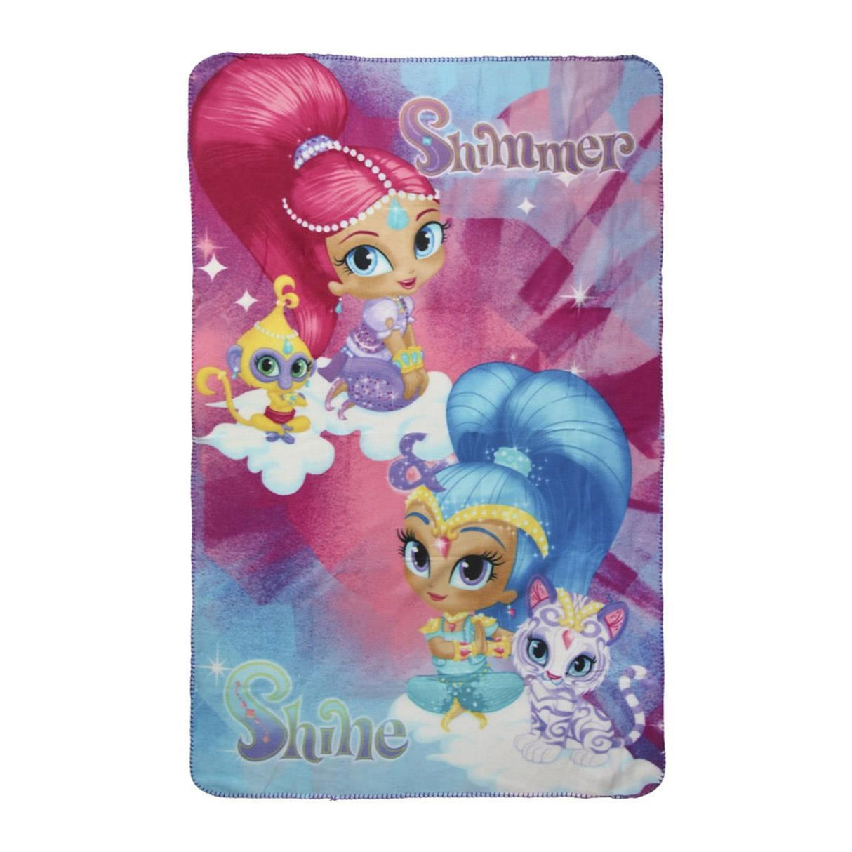 Shimmer & Shine Polar Plaid Soft Kids Fleece Blanket