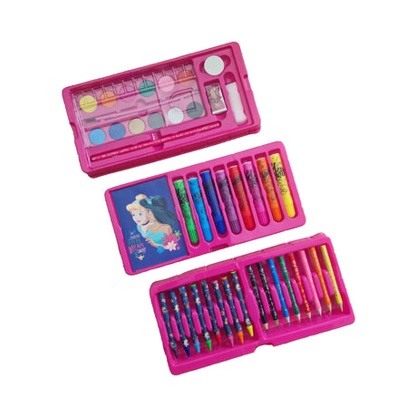 Disney Princess 52 Piece Colouring Stationery Tool Box