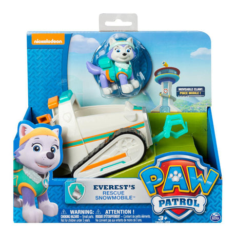 PAW Patrol Everest's Rescue Snowmobile - Pup & Vehicle Playset