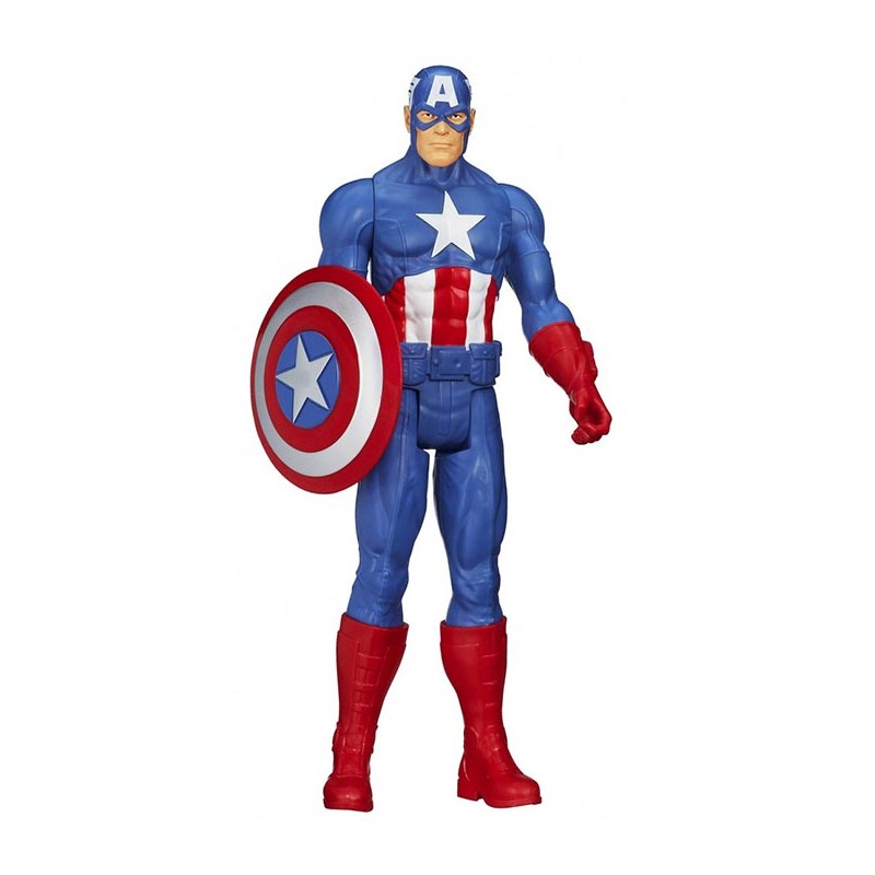 Captain America Marvel Avengers Assemble Titan Hero Series 30cm Action Figure