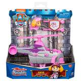 PAW Patrol Rescue Knights Skye Transforming Car with Pup Figure Playset