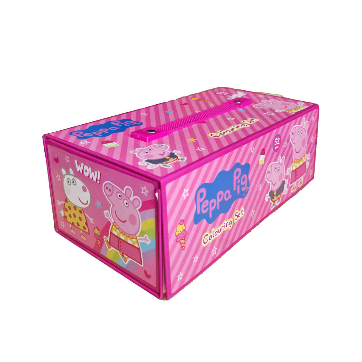 Peppa Pig 52 Piece Colouring Stationery Tool Box