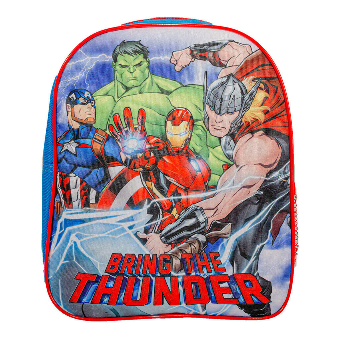 Marvel Avengers 'Bring The Thunder' Fabric Kids Preschool Backpack