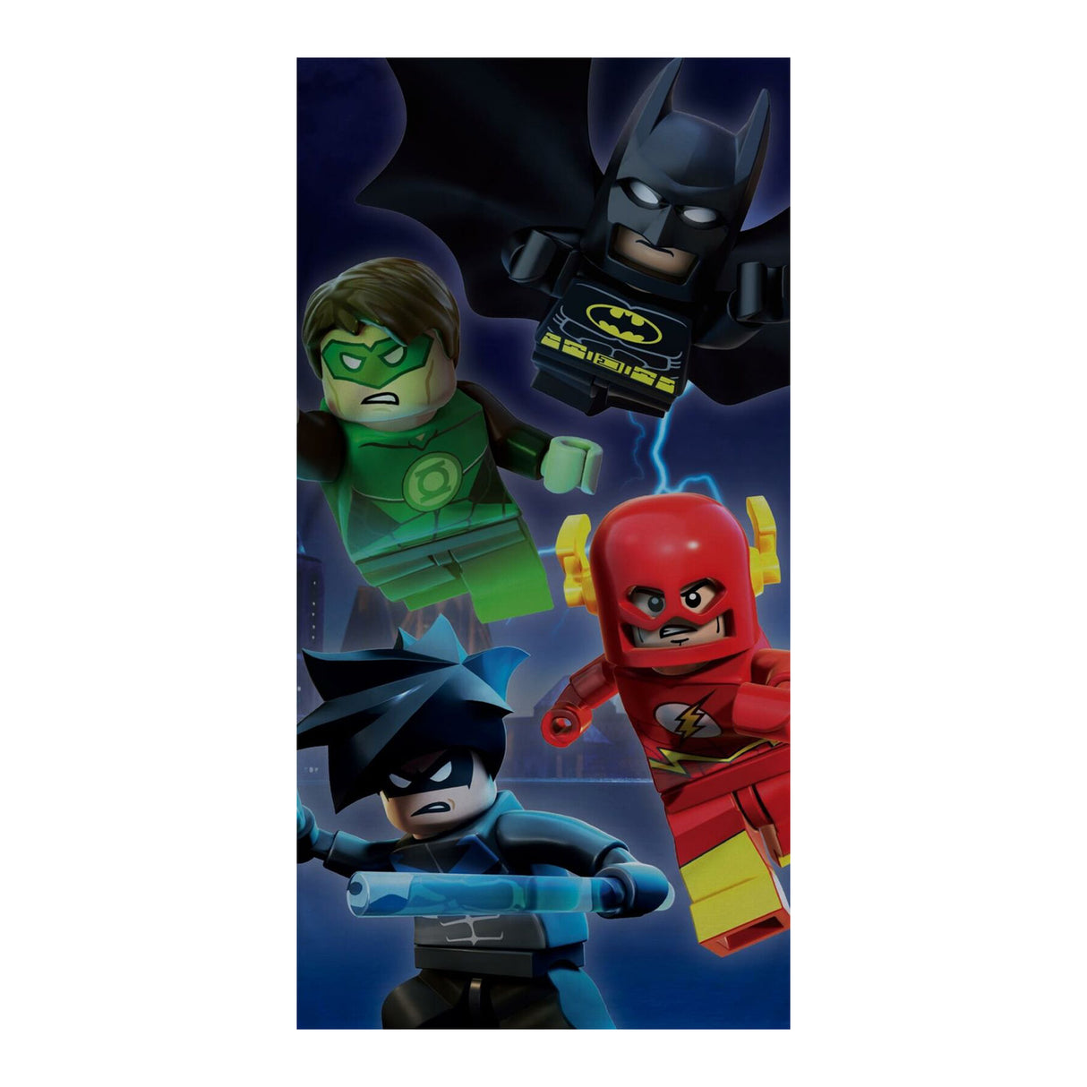 Lego DC Superheroes Design Soft Kids Towel