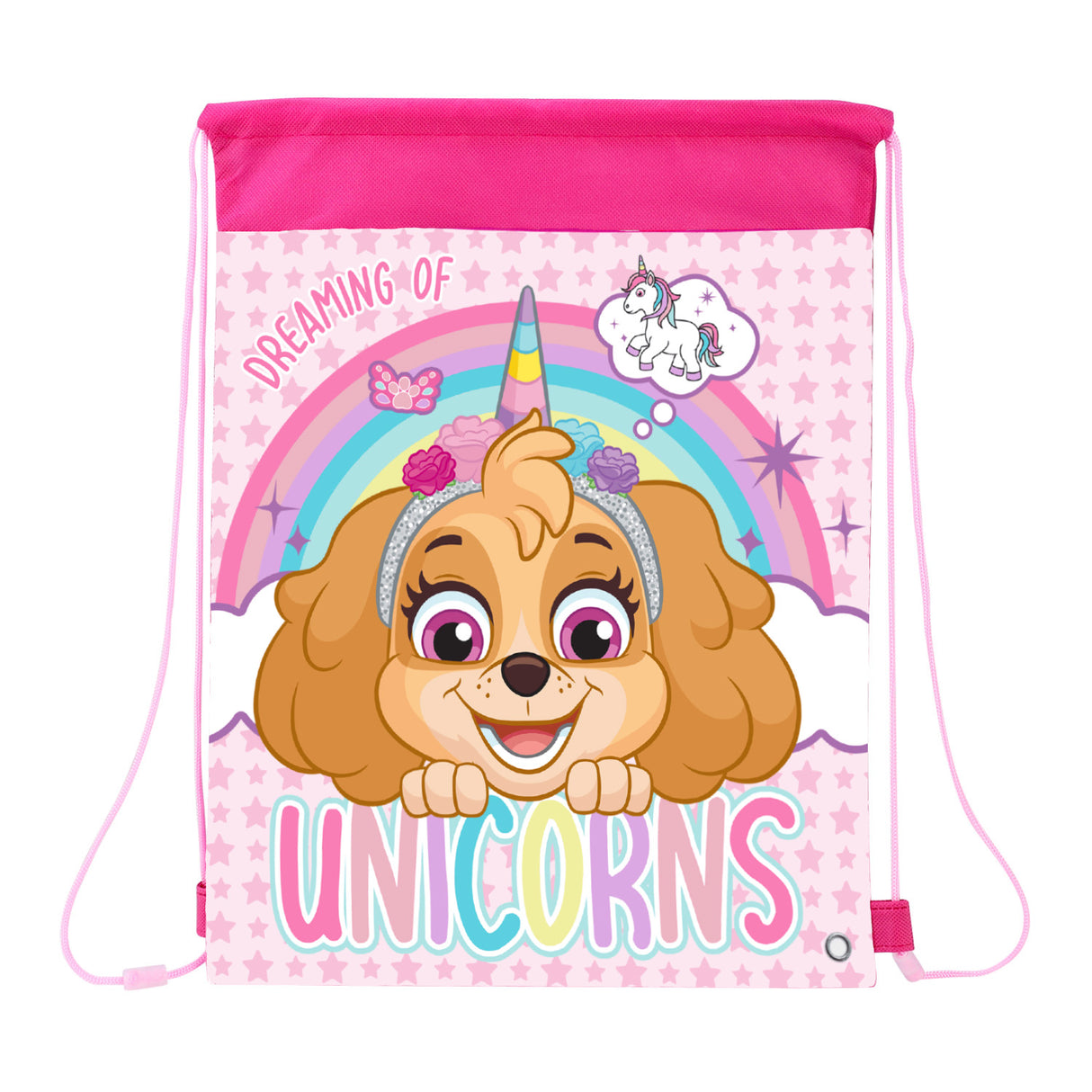 PAW Patrol Skye 'Unicorns' Drawstring String Children's PE Sports Bag